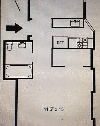 5th image of 444 W 54th St APT 20