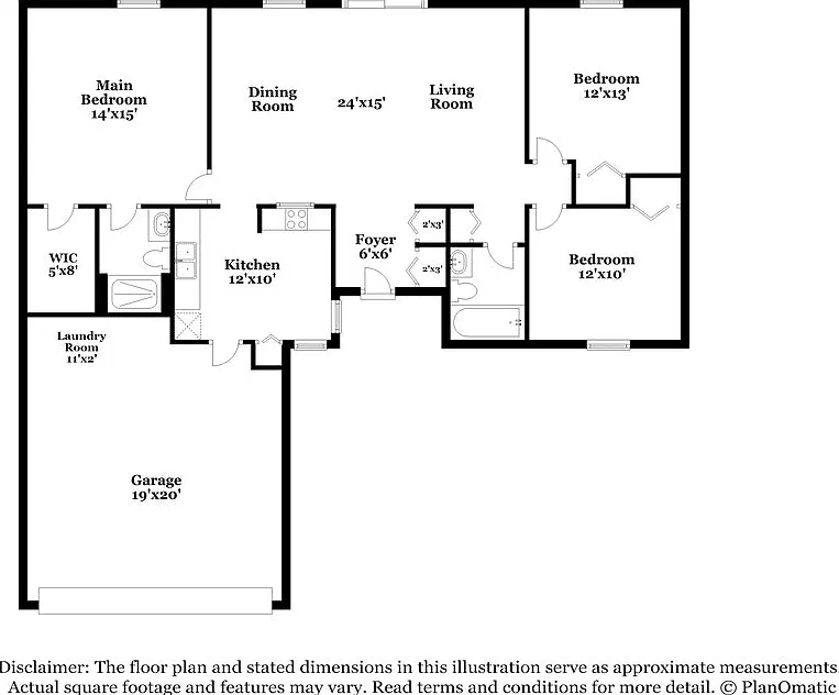 3 bed, 2.0 bath, 1248 sqft, $1,745 — Photo 2