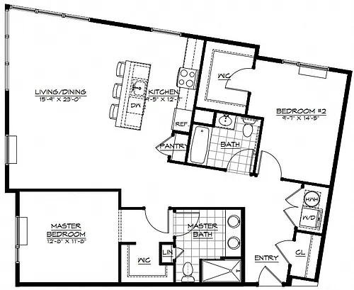Floor plan 2K