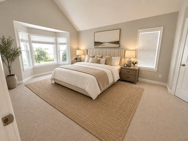 Master Bedroom-Downstairs-Virtually Staged