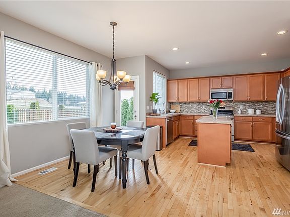 Breakfast nook and kitchen