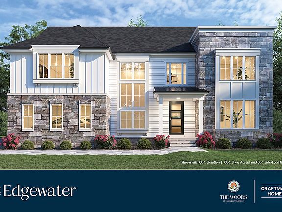 The Edgewater Floor Plan, by Craftmark Homes