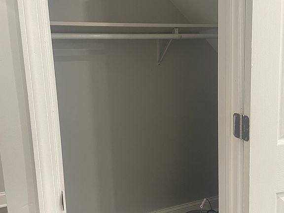 Closet space near living room area