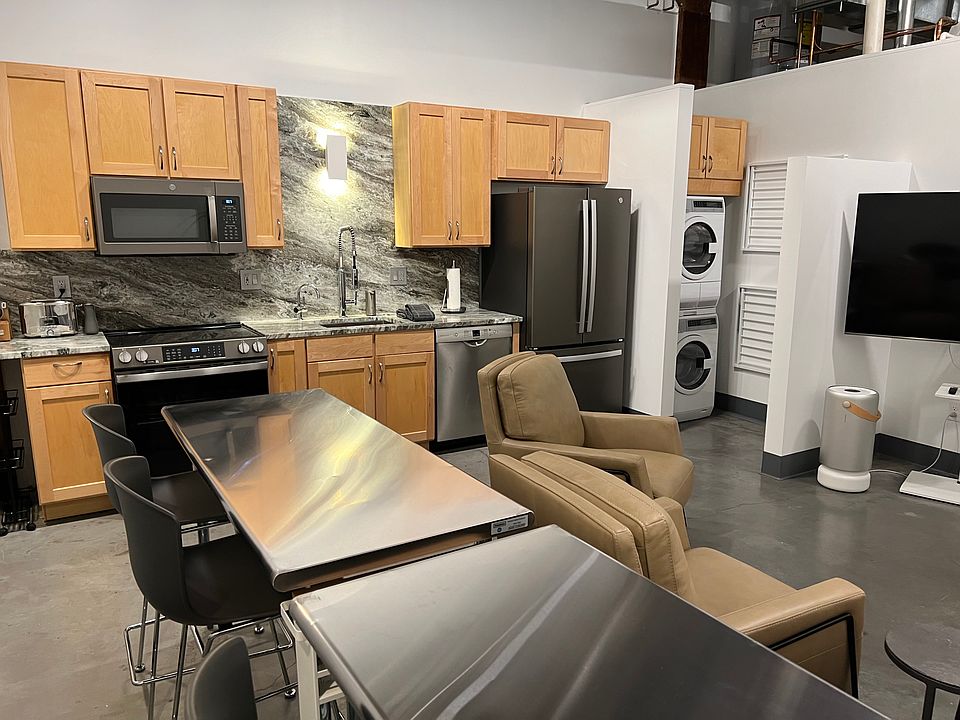 Living Room & Kitchen with Laundry