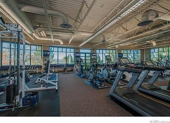 fitness center at clubhouse
