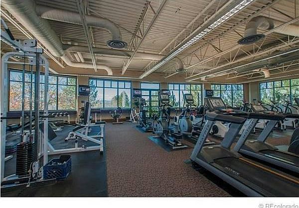 fitness center at clubhouse