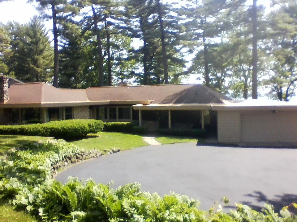 Front of home.