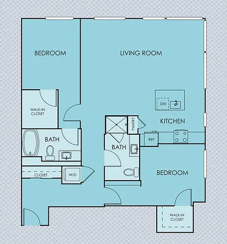 Floor plan 2X2 D1