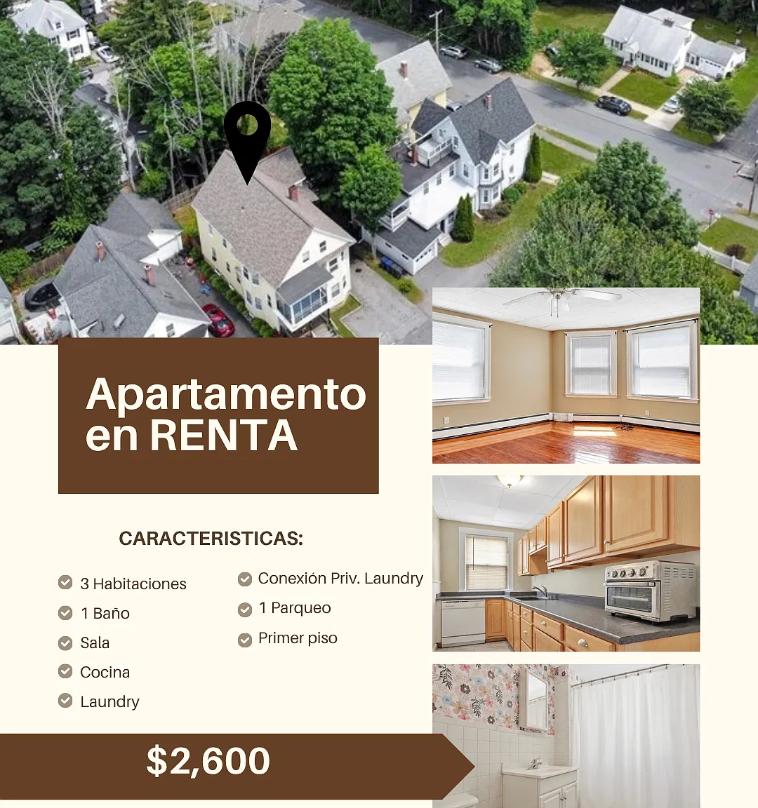 3 bed, $2,600 — Photo 1