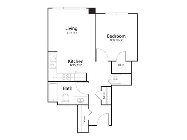 Floor plan 1E1