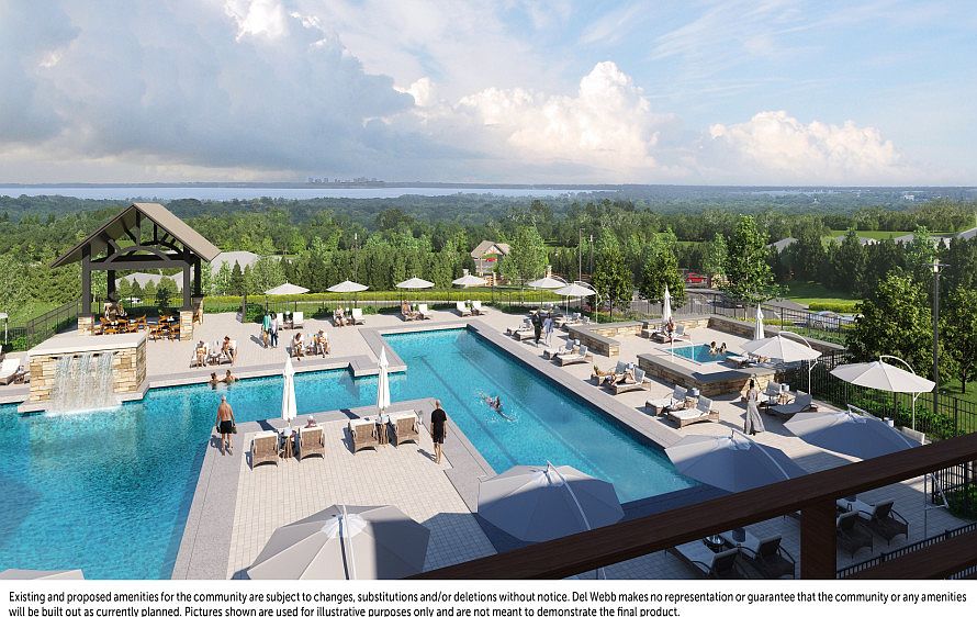 Clubhouse Pool View Rendering