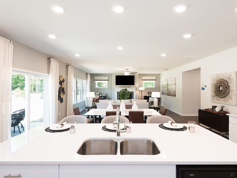 Taylorsville floorplan modeled at Union Grove in Braselton, GA.