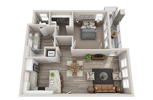 Floor plan 1B