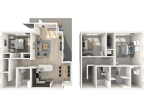 Floor plan T3 Townhome