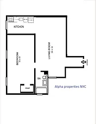 Rented by Alpha Properties NYC I LLC