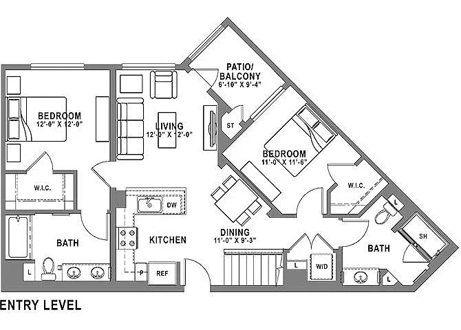 Floor plan Plan B1 Loft