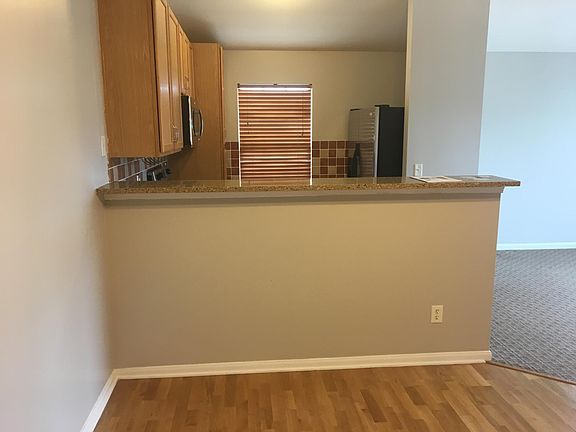 Kitchen with bar area