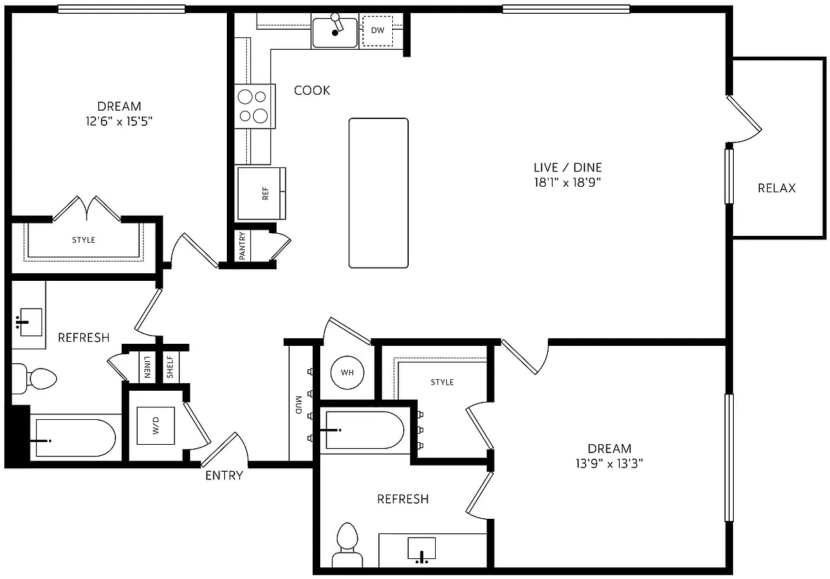 Floor plan B32