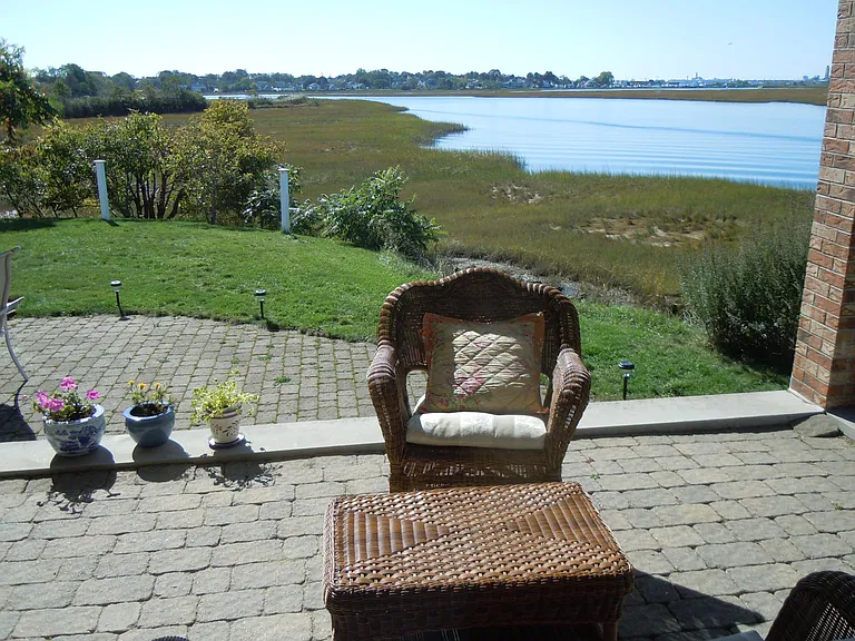 view south from patio - mid-tide