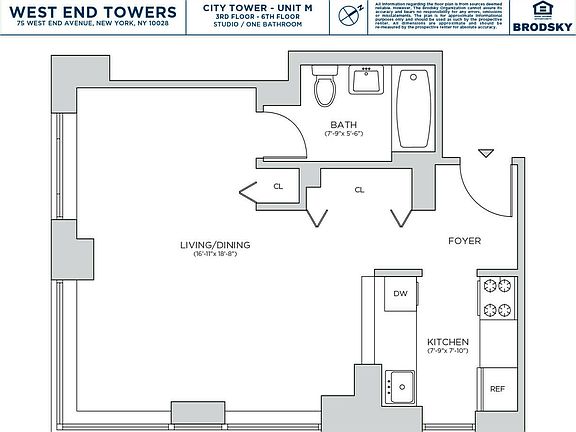 2nd image of 75 W End Ave APT C6m