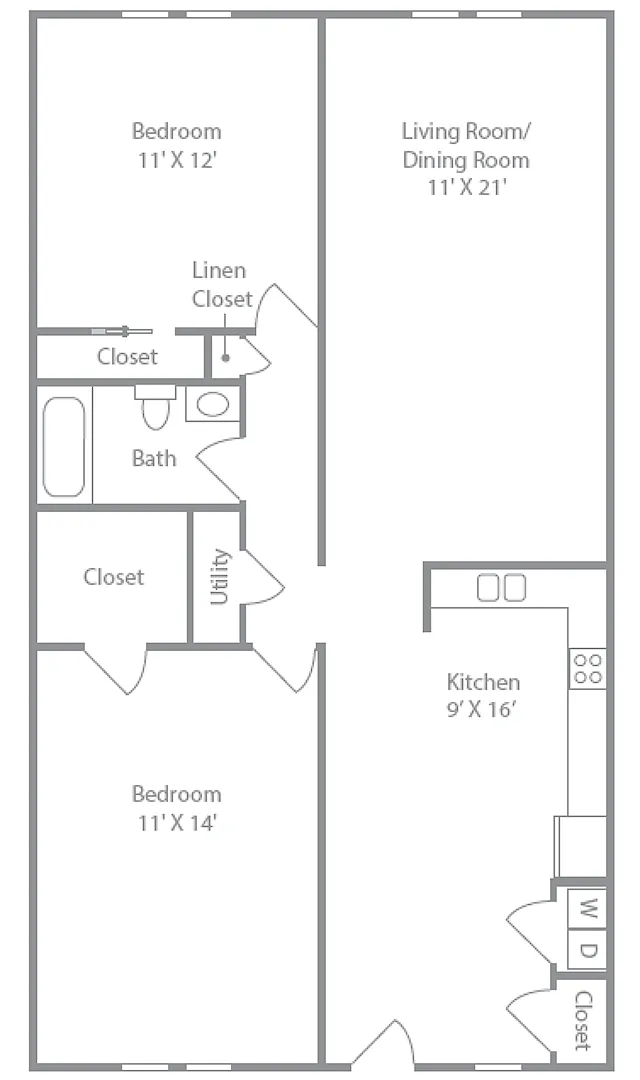 Floor plan Pisgah