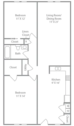 Floor plan Pisgah