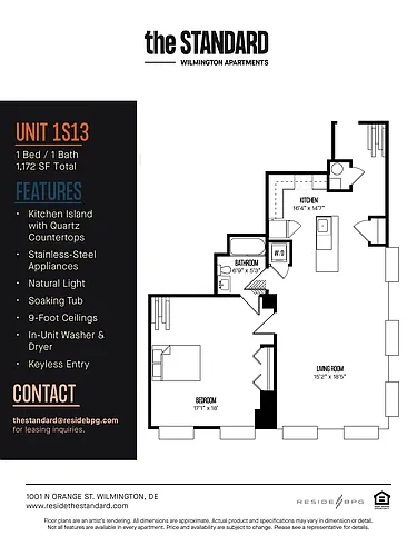 Floor plan 1S13