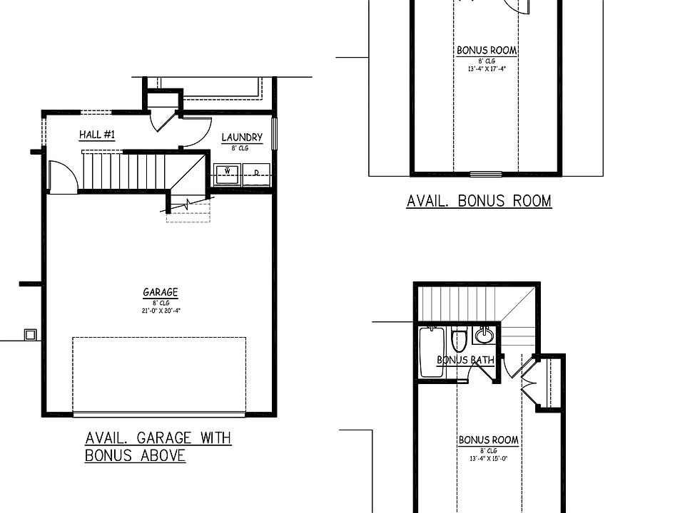 Bonus Room Options