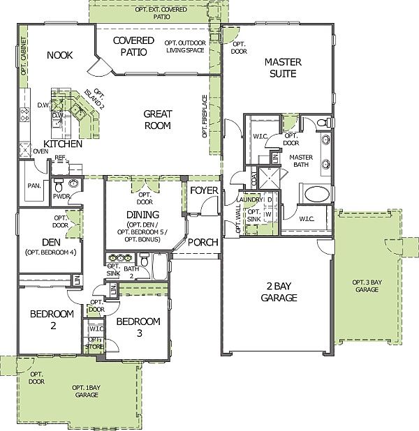 Woodside Homes - Pinebrook 1058