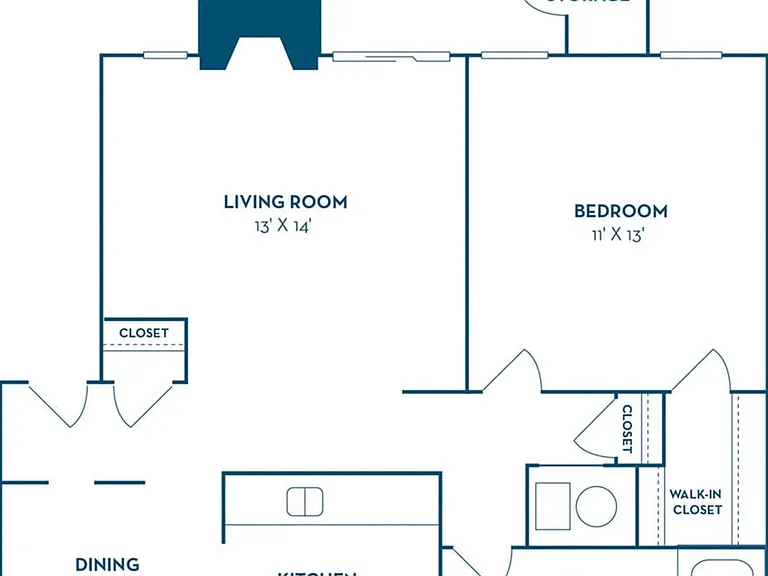 1 Bedroom | 1 Bath | 735 SF 1 Bedroom | 1 Bath | 735 SF