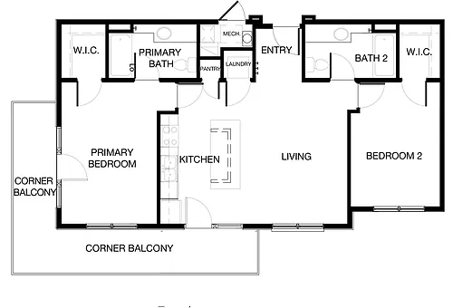 Floor plan Queens Garden