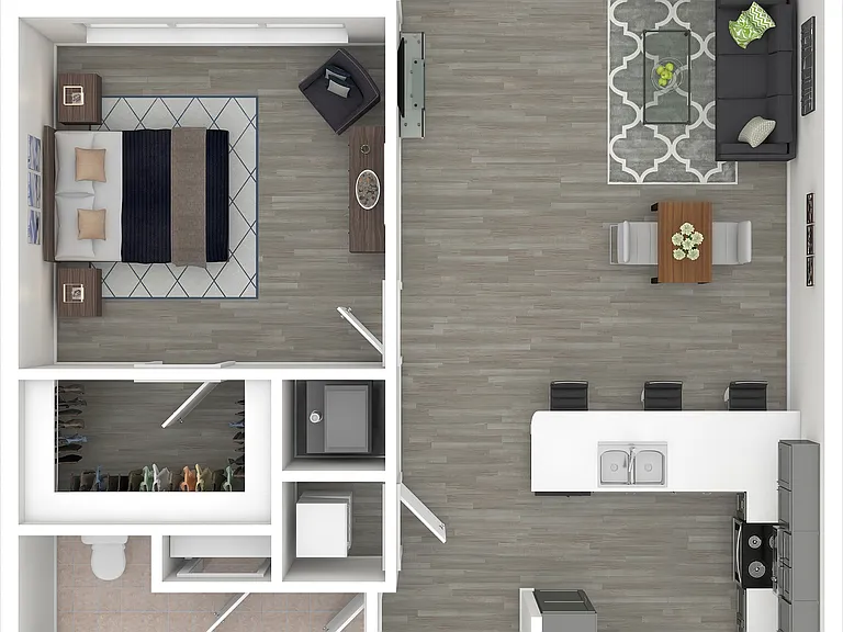 A4 3D Floor plan A4 3D Floor plan