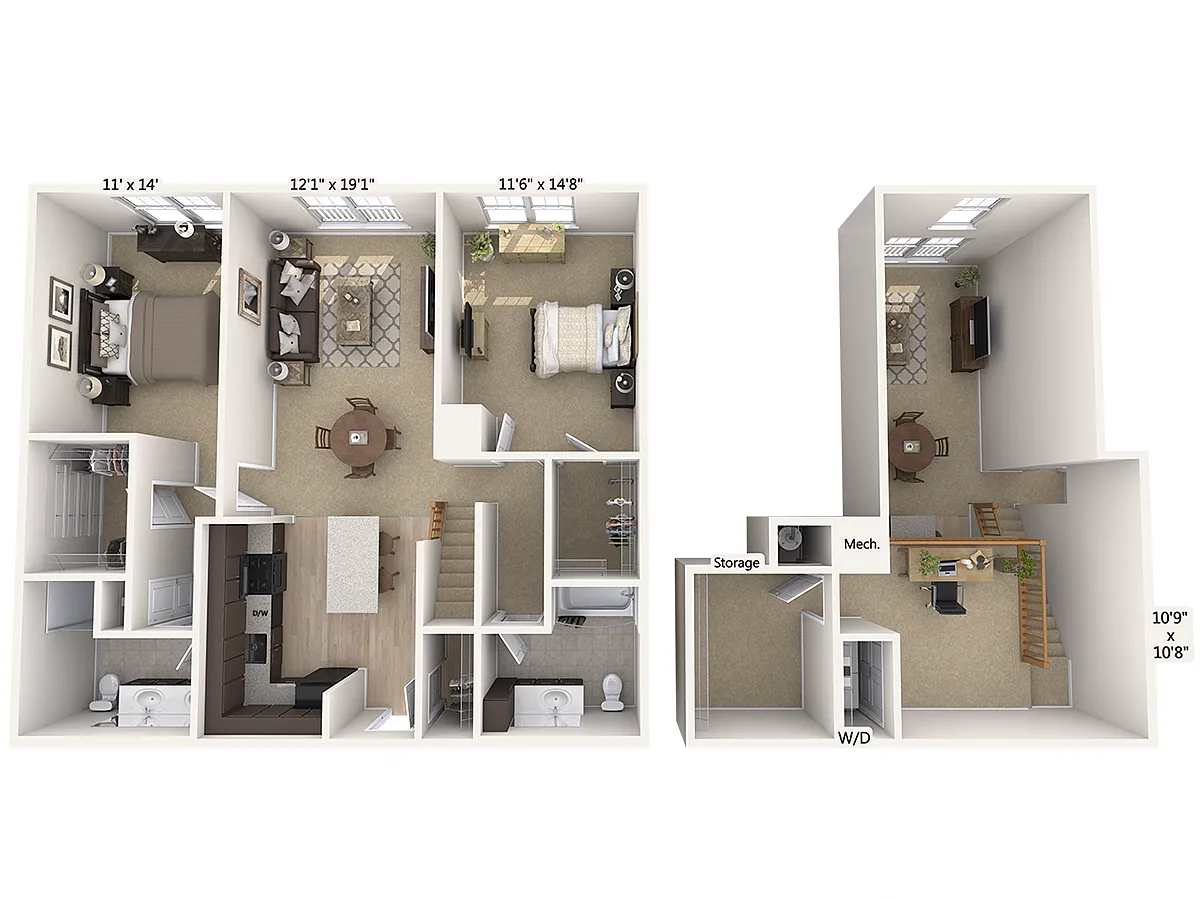 Floor plan B7L