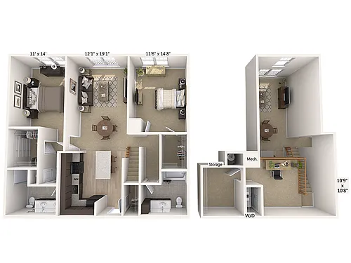 Floor plan B7L