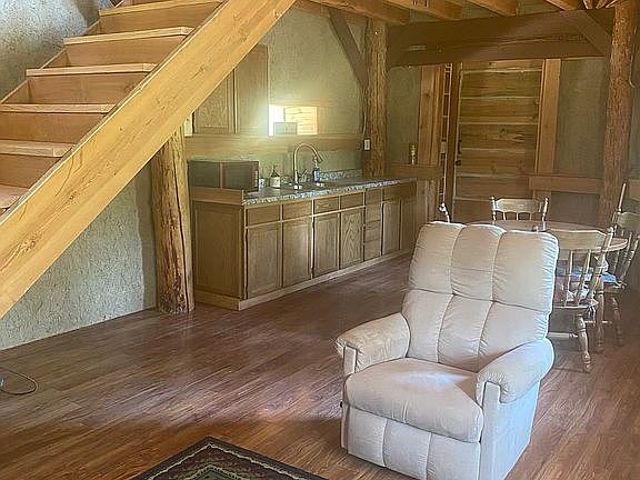 Kitchen and Livingroom.