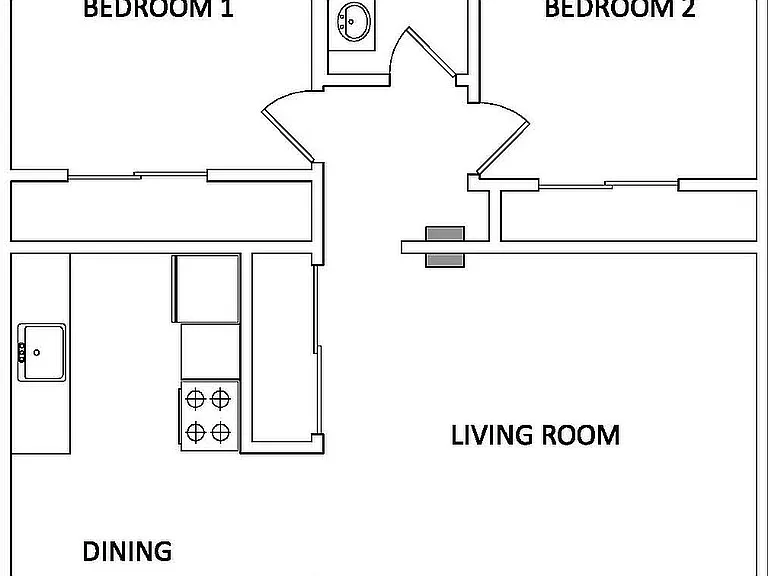 2x1 785 sq ft - B 2x1 785 sq ft - B