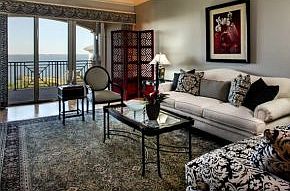 Exquisite Living Room with Direct River Views