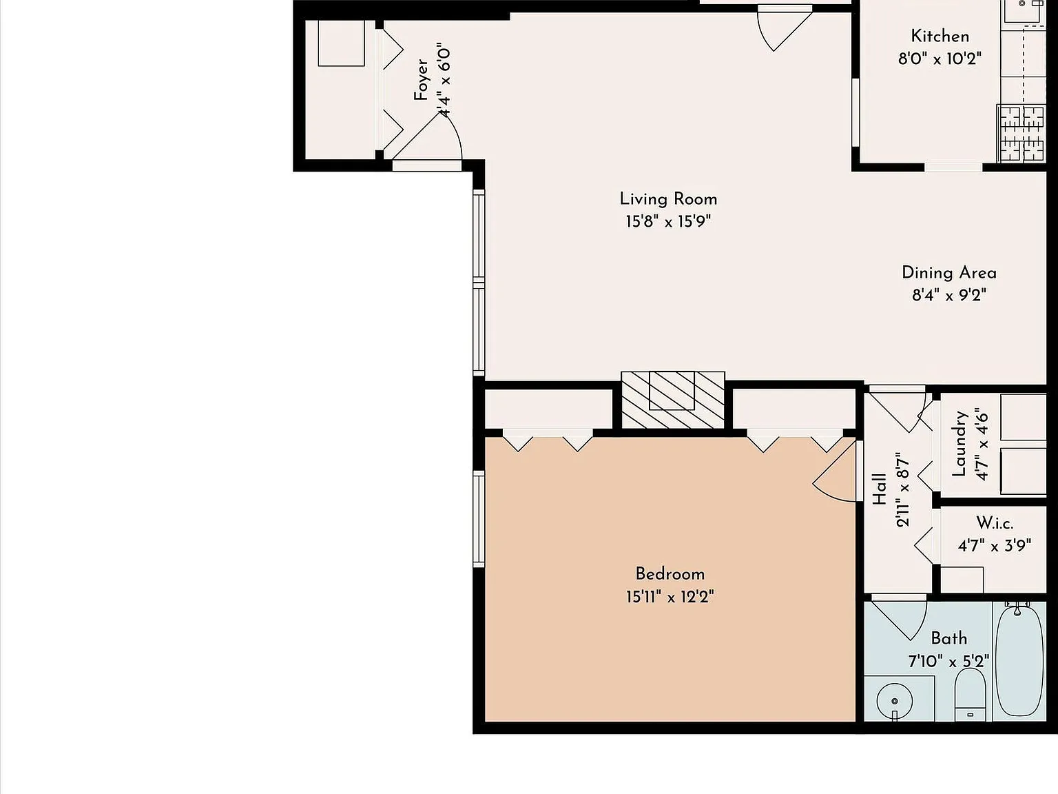 1 bed, 775 sqft, $1,750 — Photo 2