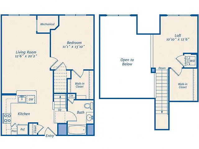 Floor plan A4 with Loft