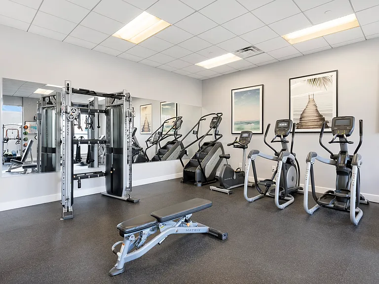 Fully equipped gym