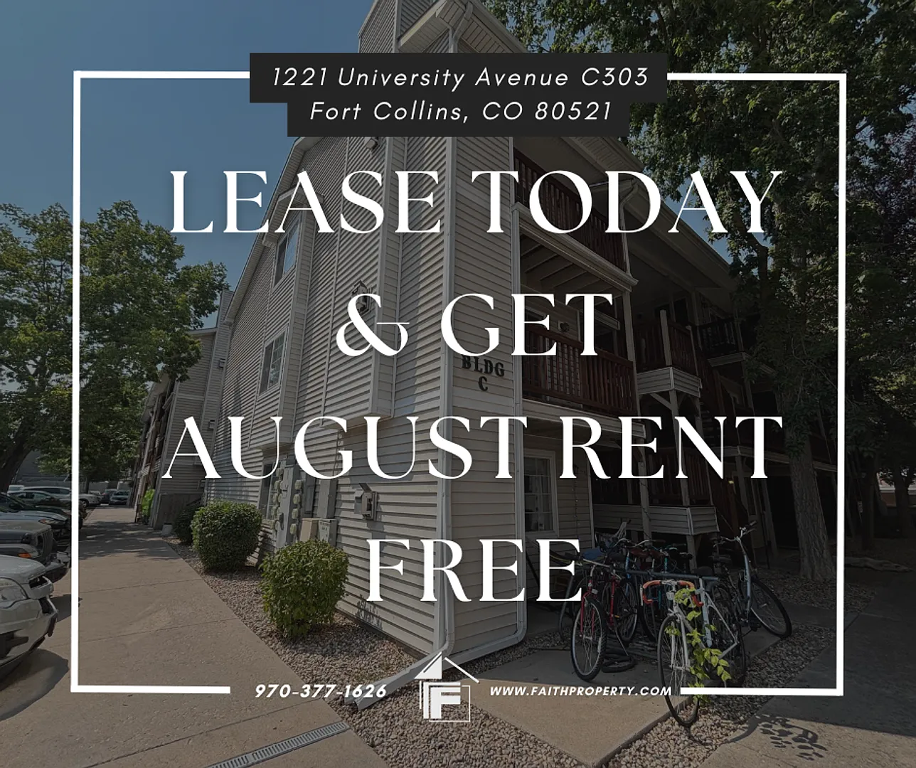 Prime Location - 2 Bed Condo Near CSU + August Rent Free — Photo 1
