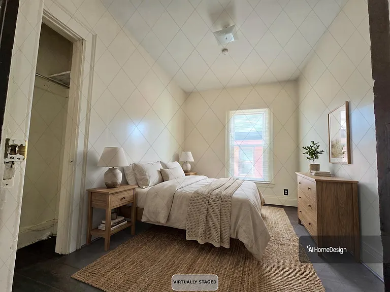 Virtually Staged Bedroom