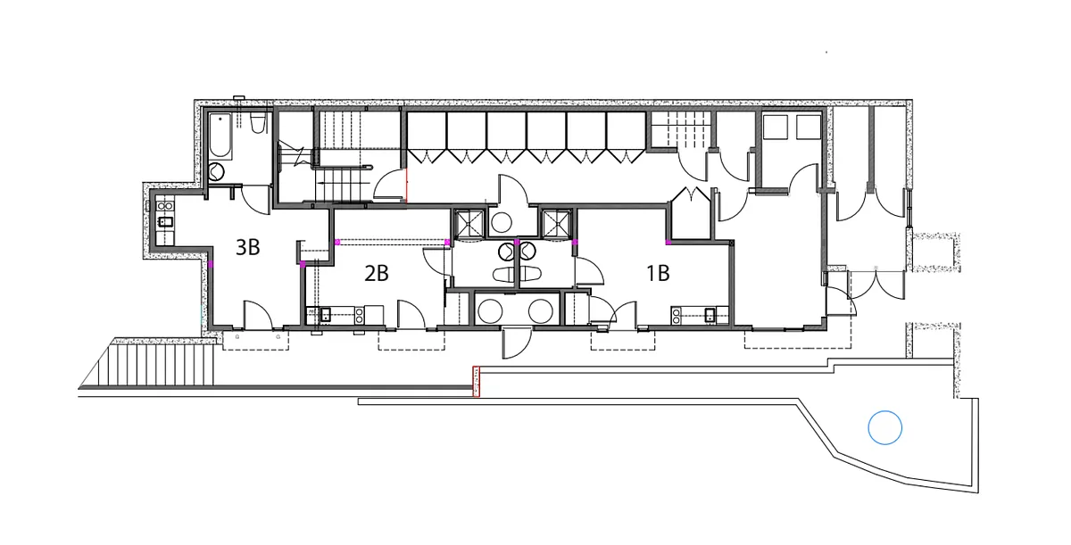 Floor plan Studio - 259 sqft