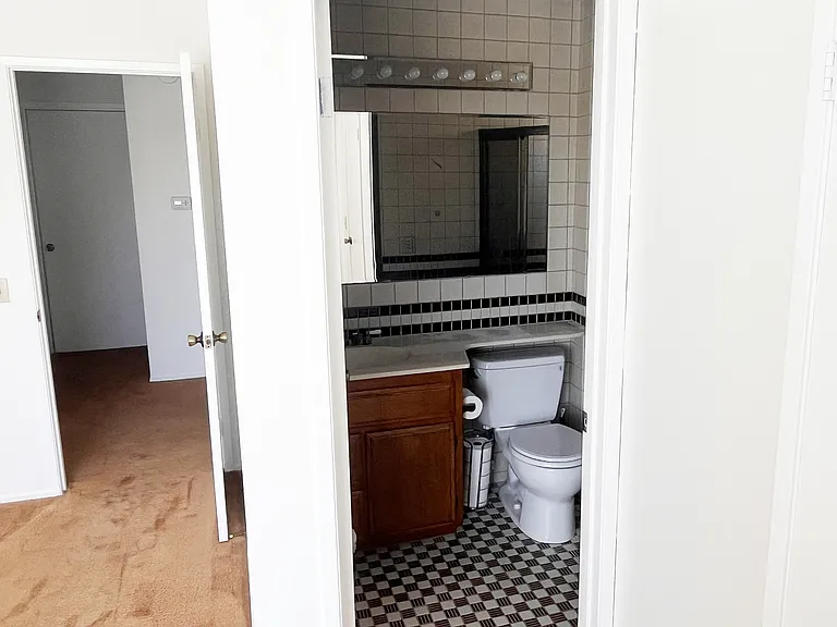 Master bedroom bathroom.