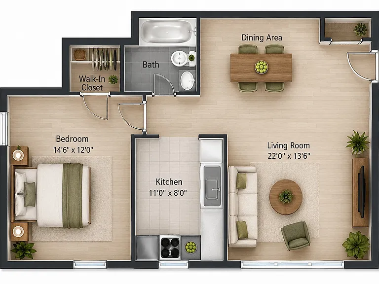 1 Bedroom Executive 1 Bedroom Executive