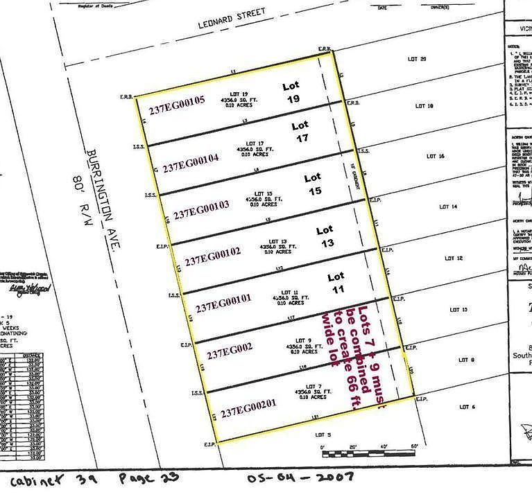 1st image of Lots 7 + 9 Burrington Avenue