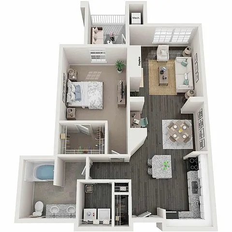 Floor plan Bur Oak