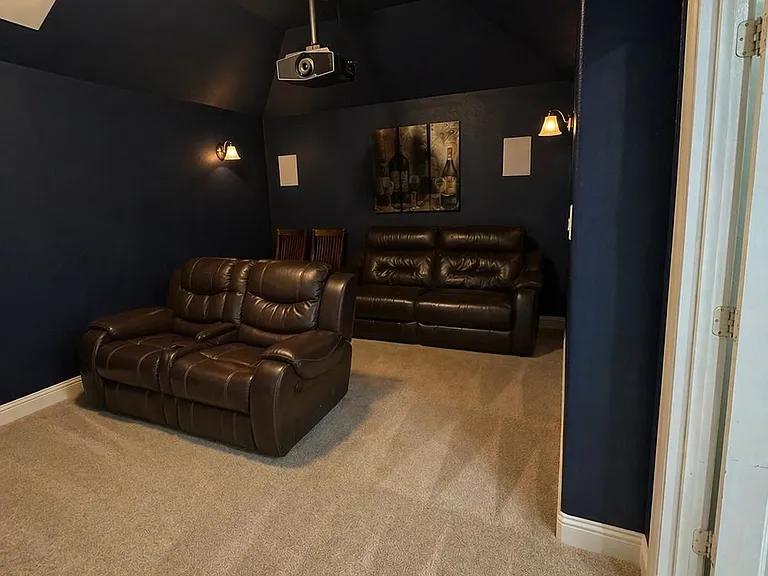 media room - with upgraded built in speakers