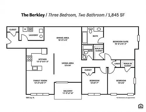Floor plan The Berkley