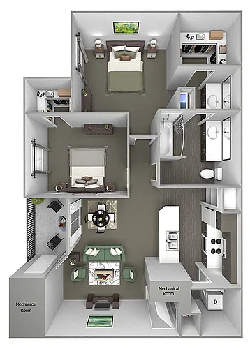 Floor plan B1 (The Cimarron)